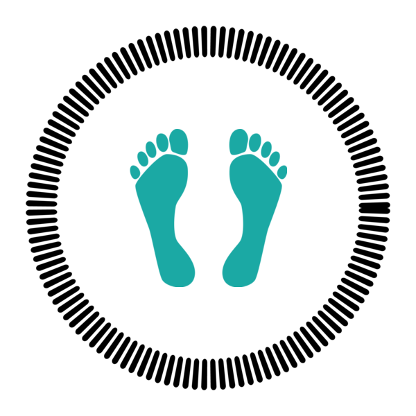 Badge icon "Feet (1890)" provided by The Noun Project under Creative Commons CC0 - No Rights Reserved