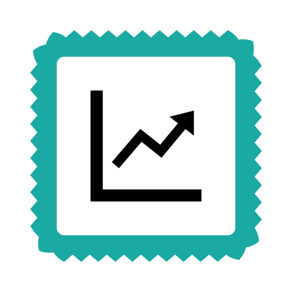 Badge icon "Line Graph (4503)" provided by The Noun Project under Creative Commons CC0 - No Rights Reserved